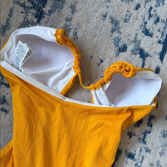 Boden Mustard Halter One Piece Swimsuit - Picture 9 of 9
